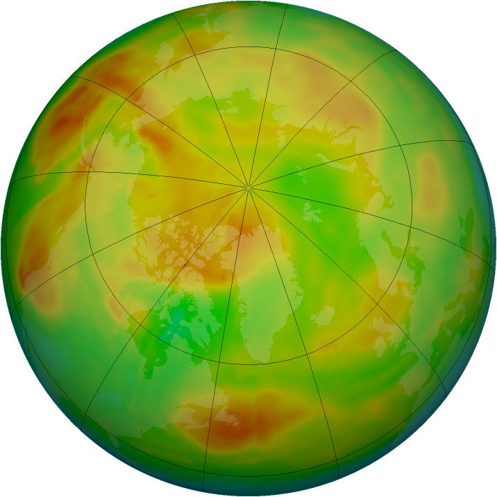 Arctic ozone map for 27 May 2010